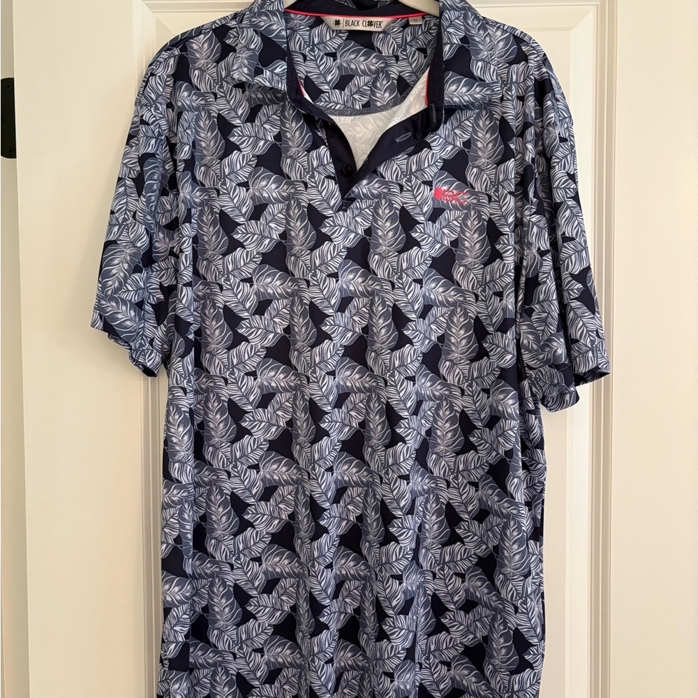 Black Clover - Navy Golf Polo